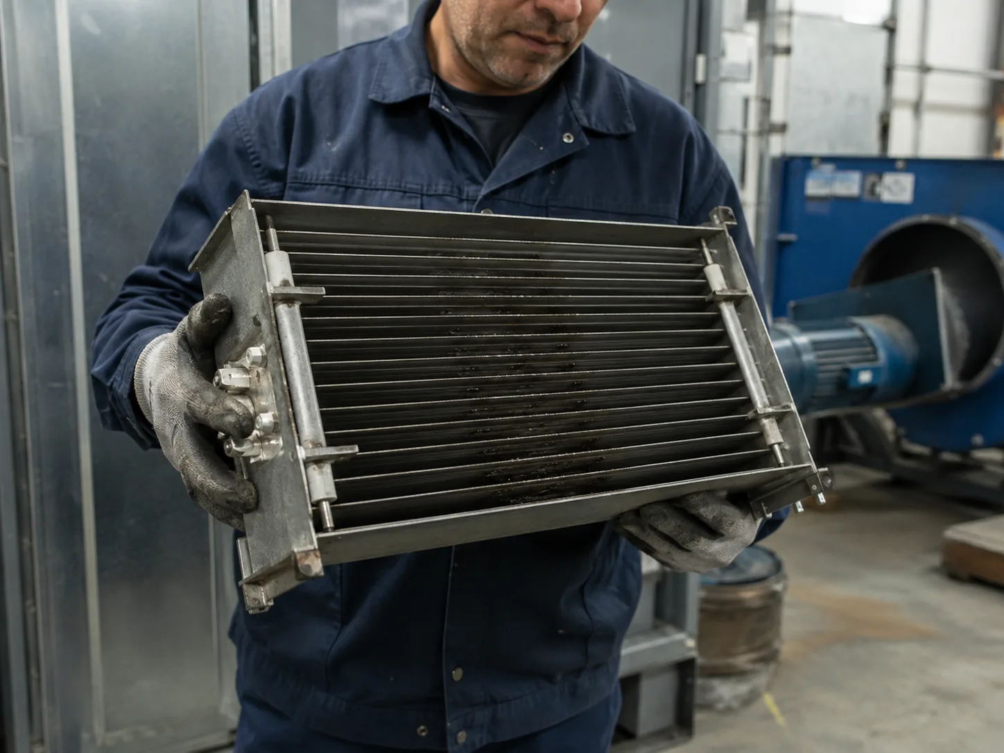 ESP collection-cell inspection