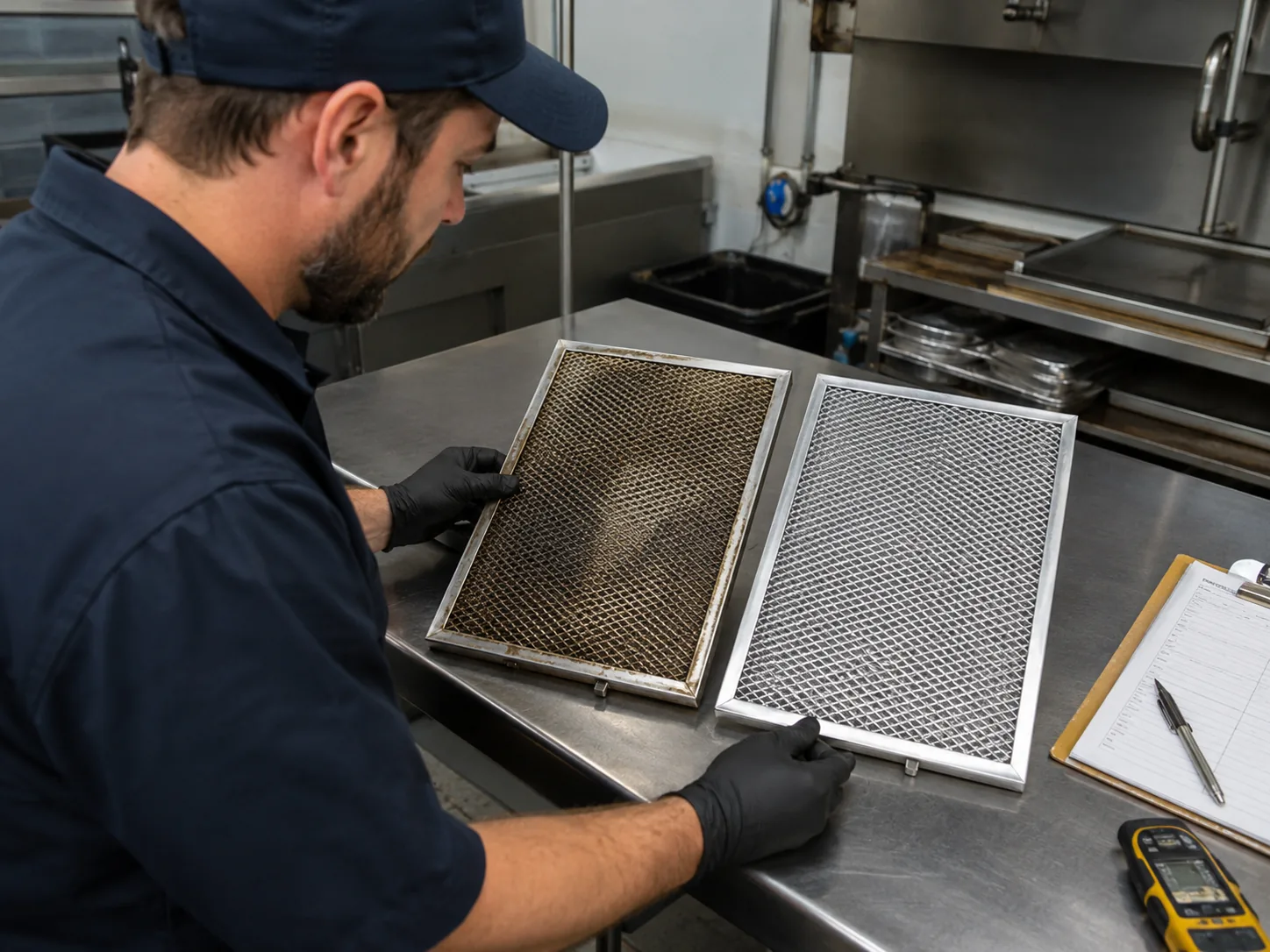 Condition comparison for existing and replacement filters