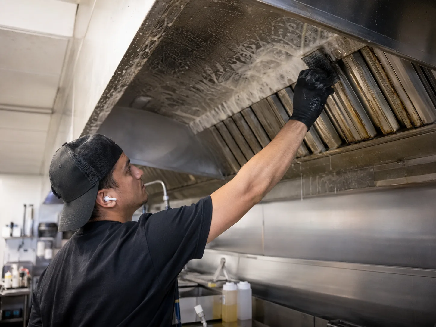 Commercial Kitchen Canopy Cleaning
