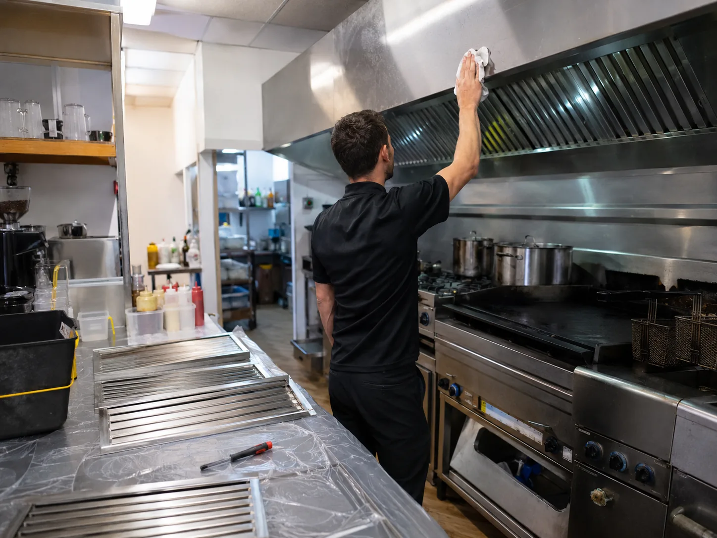 Commercial Kitchen Canopy Cleaning